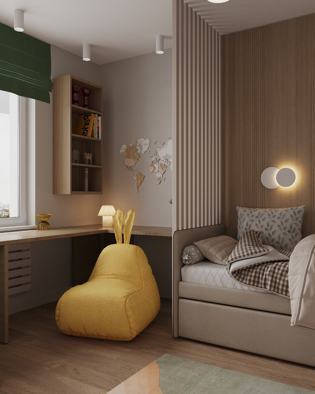 Дизайн 3-х комнатной квартиры в ЖК ГАЛАКТИКА PRO