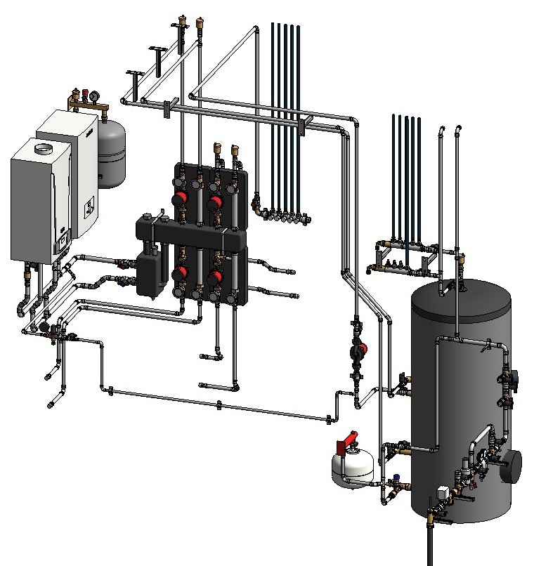 Инженерные системы дома 200 м2 из СИП панелей