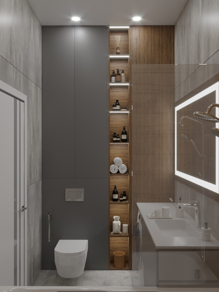 Проект двухкомнатной квартиры в ЖК «Серебряный фонтан» г. Москва