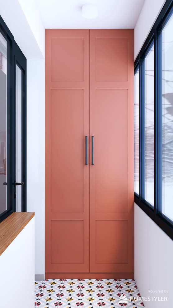 Дизайн однокомнатной квартиры с двумя рабочими местами