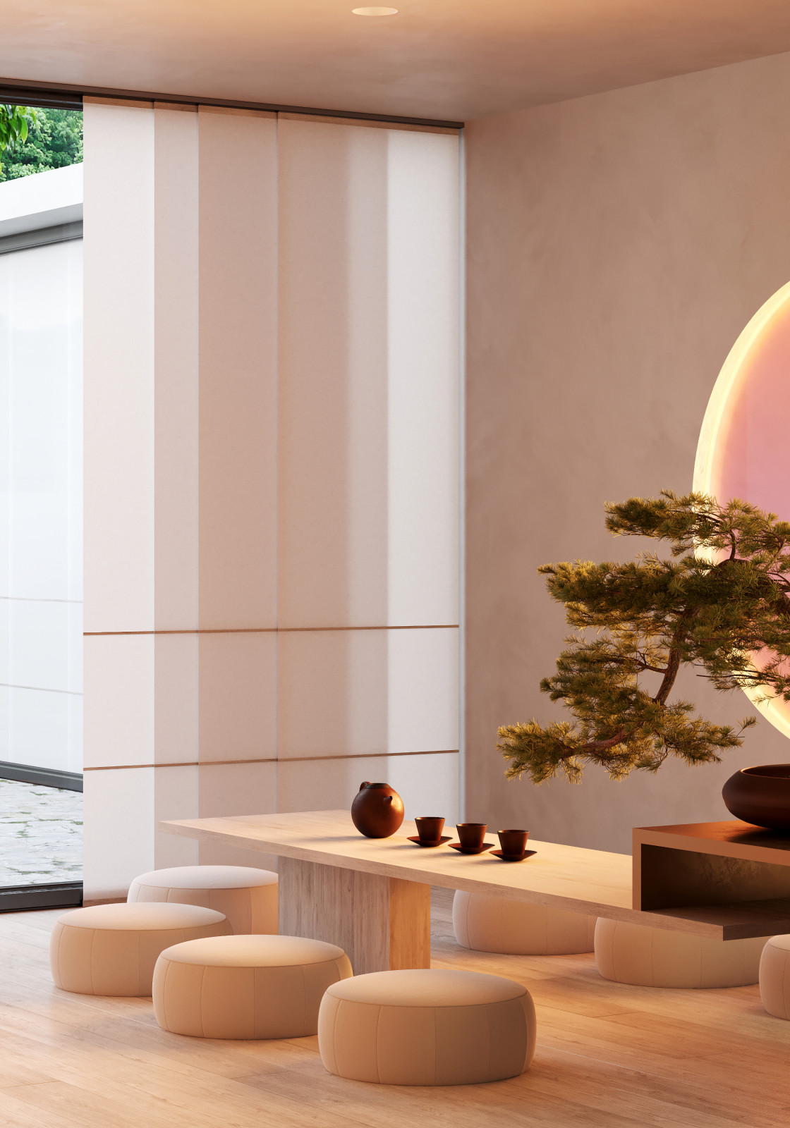 Обложка проекта: Дом в стиле ваби-саби