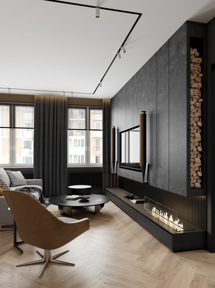 Дизайн трёхкомнатной квартиры в ЖК "Дом на Зелейной | Санкт-Петербург | Россия |