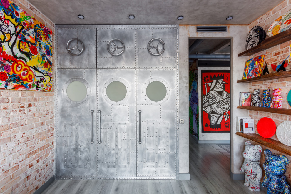Яркий лофт для ценителя современного искусства