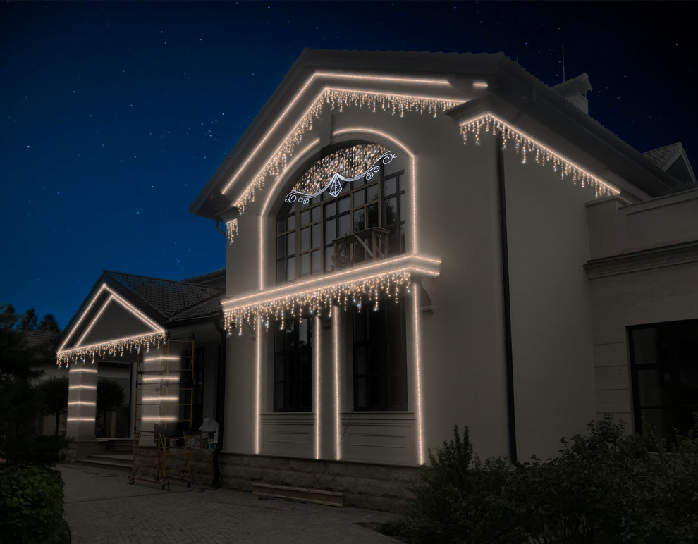 Дизайн декоративного освещения загородных домов