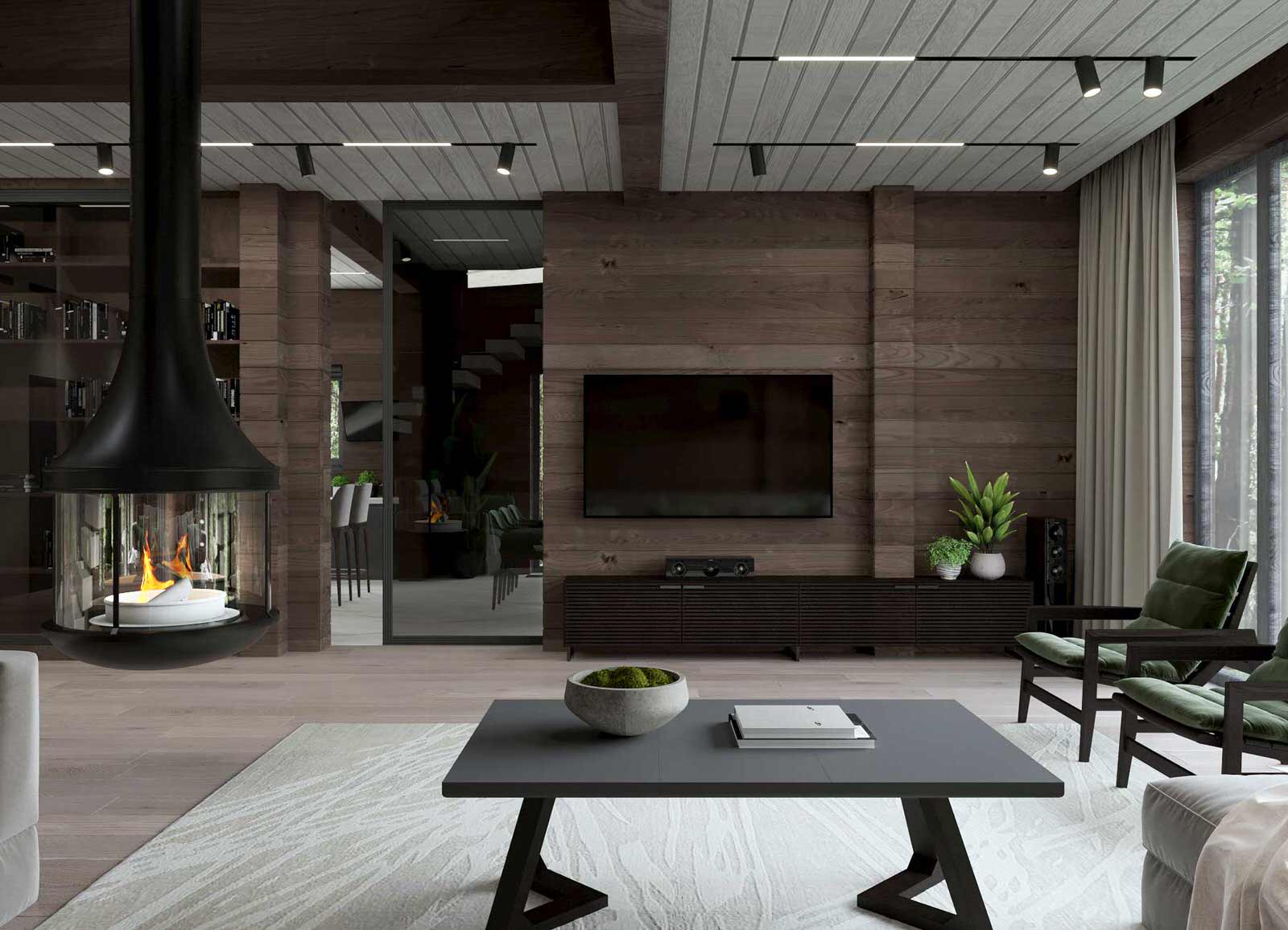 Коттедж из клееного бруса