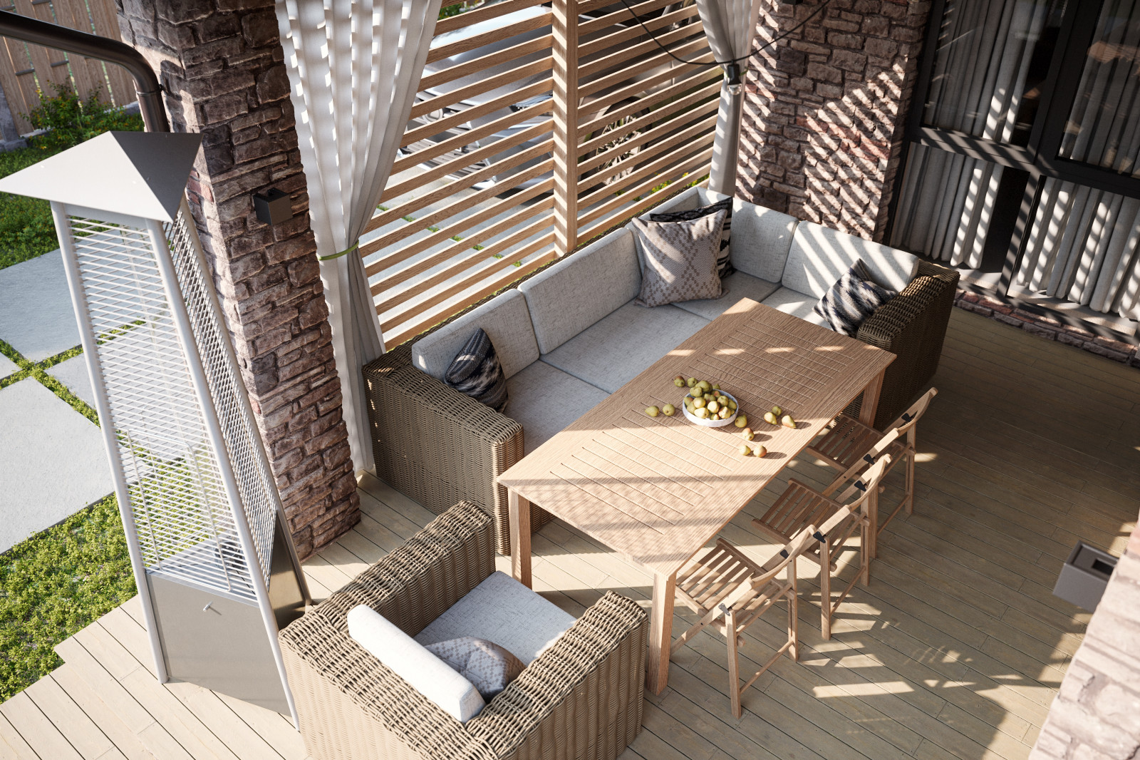 Обложка проекта: Дизайн-проект террасы загородного дома