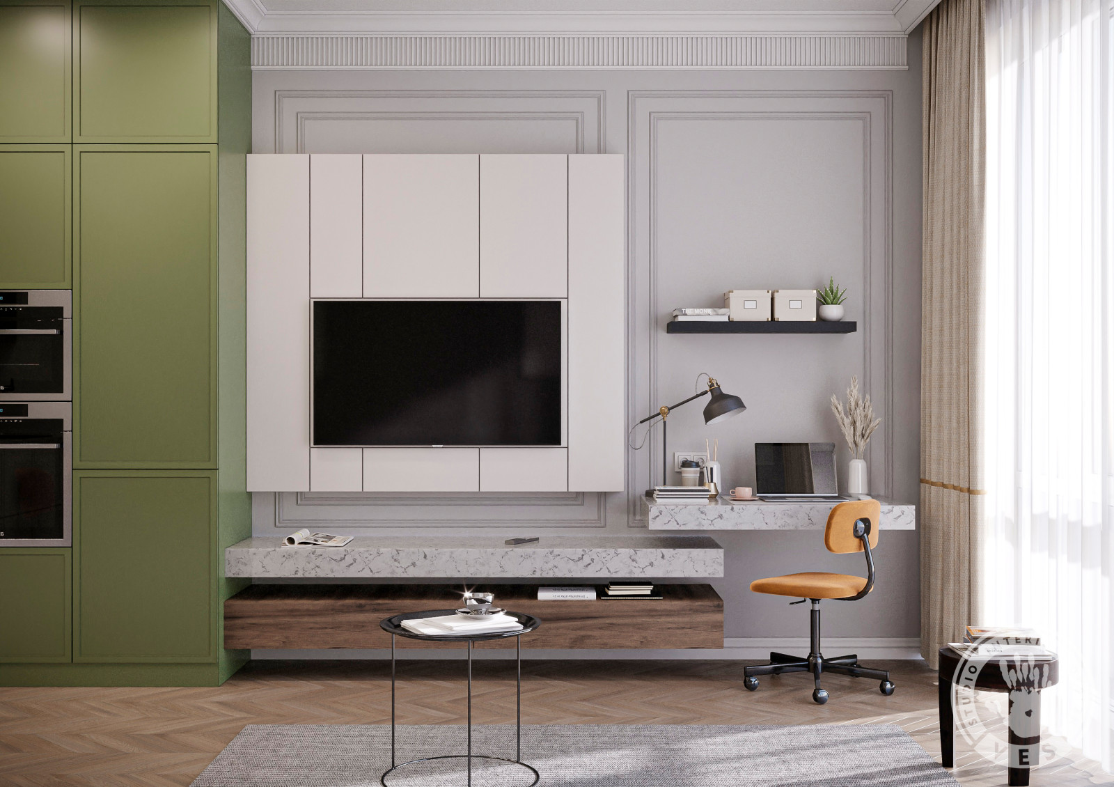 Обложка проекта: Новый дизайн проект в стиле современная классика Г. Краснодар ЖК "Новый город" К