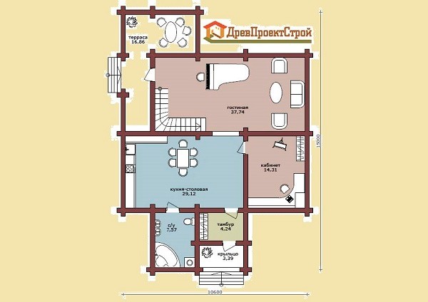 Проект дома № 35
