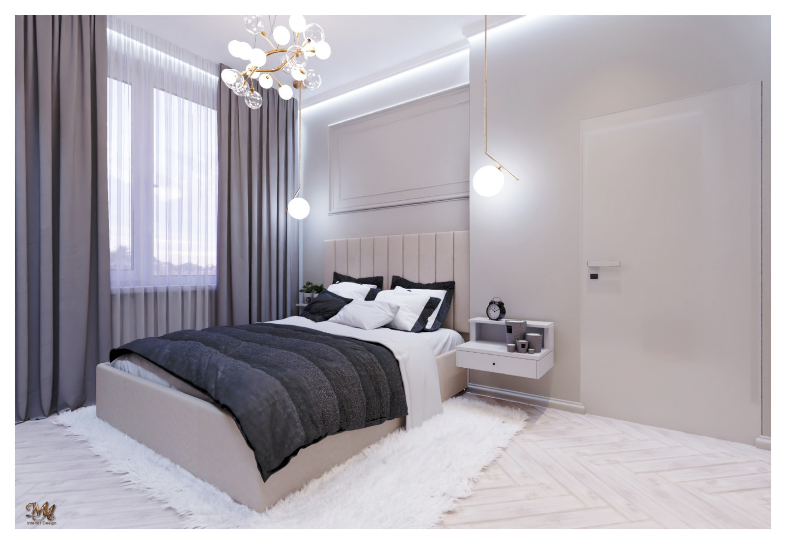 ПРОЕКТ КВАРТИРЫ В СТИЛЕ ГРЕЙЖ.