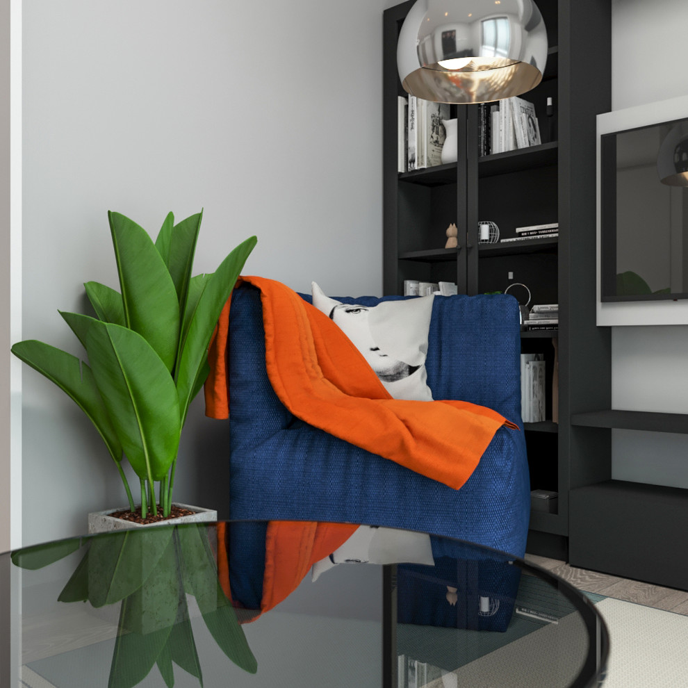 ДИЗАЙН ОДНОКОМНАТНОЙ КВАРТИРЫ С ПЕРЕПЛАНИРОВКОЙ