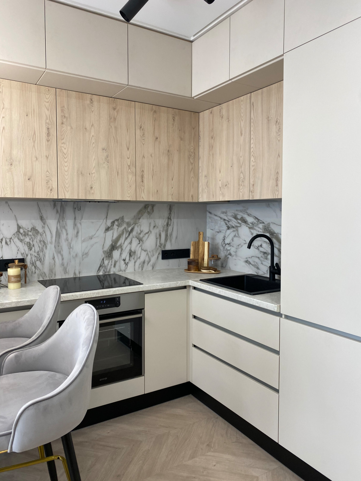 Реализованный проект , квартира 45 кВ. в ЖК Сити Парк