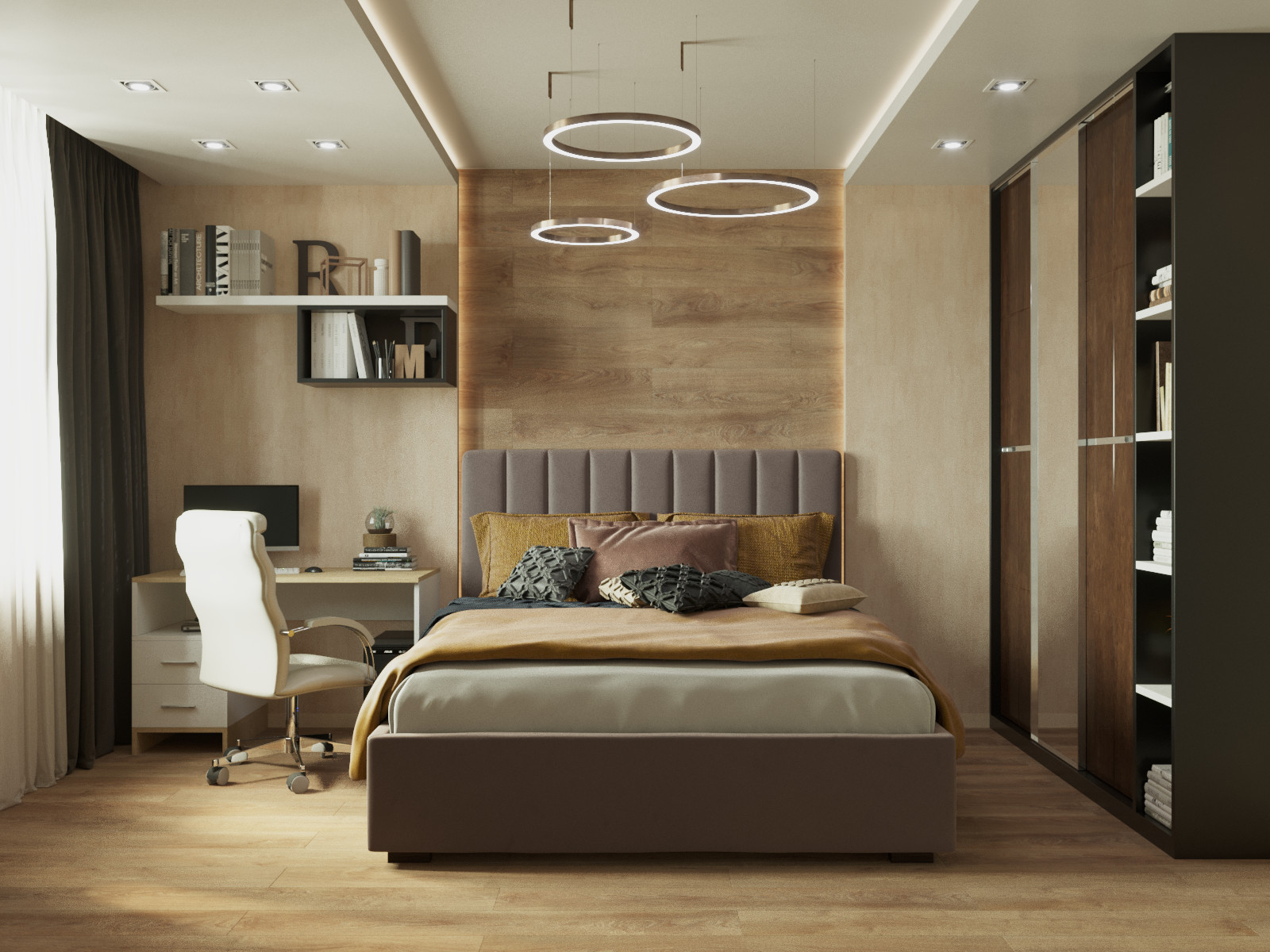 ЖК Бриз 3-х комнатная квартира (Дизайн проект)