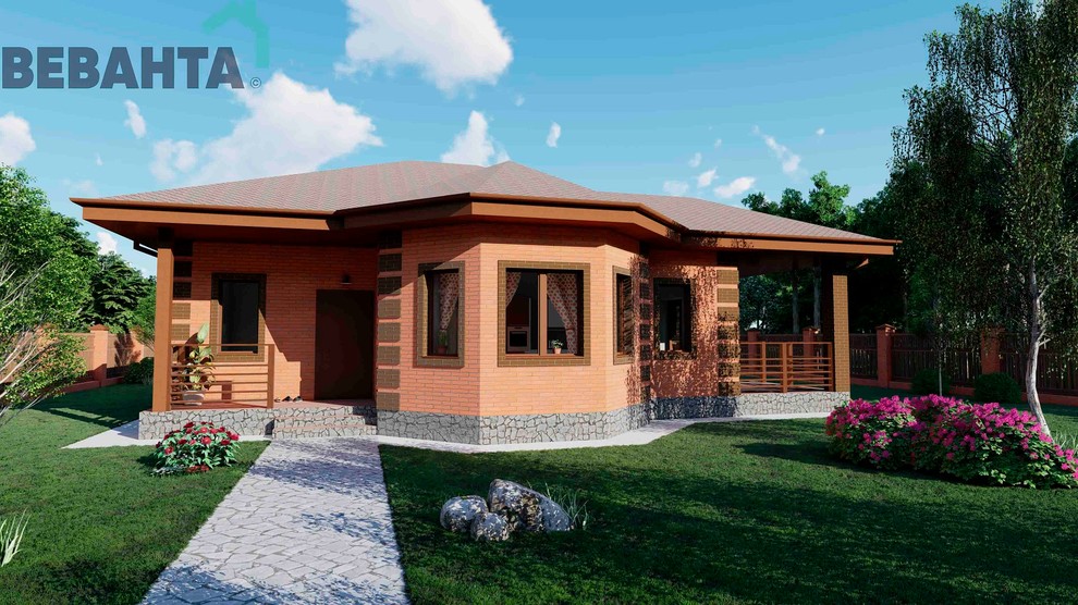 Обложка проекта: Загородный дом по проекту "Шери"