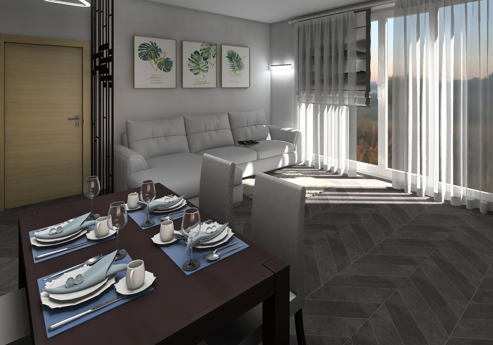 Эскизный проект планировки дома