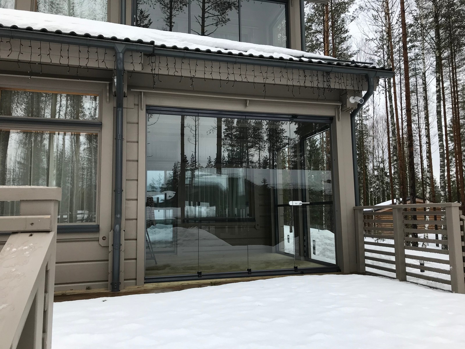 Финское остекление дома HONKA