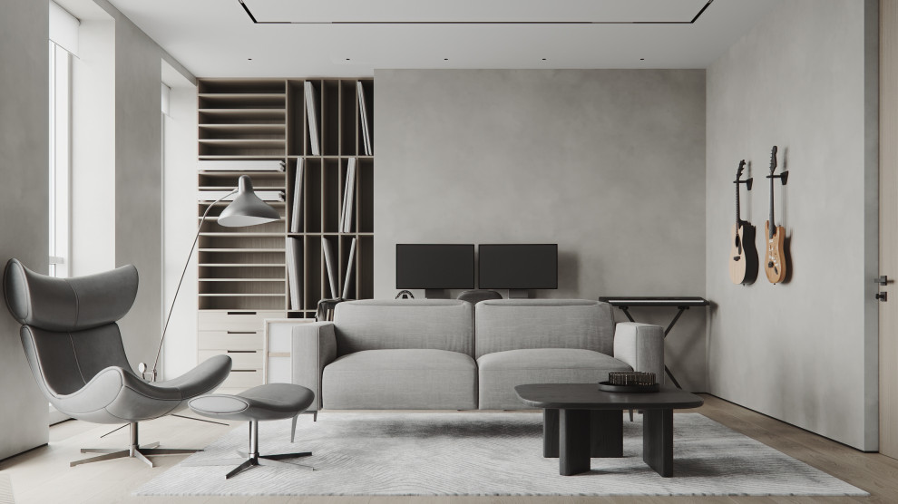 Квартира 144,8 m в стиле современный минимализм