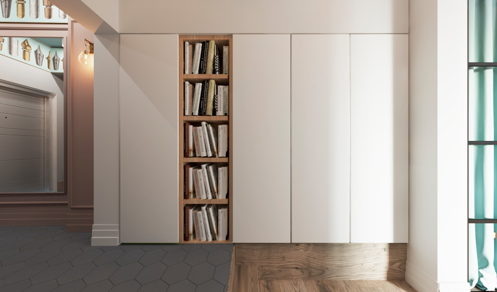 Квартира с потолками 3.4 м для молодой пары