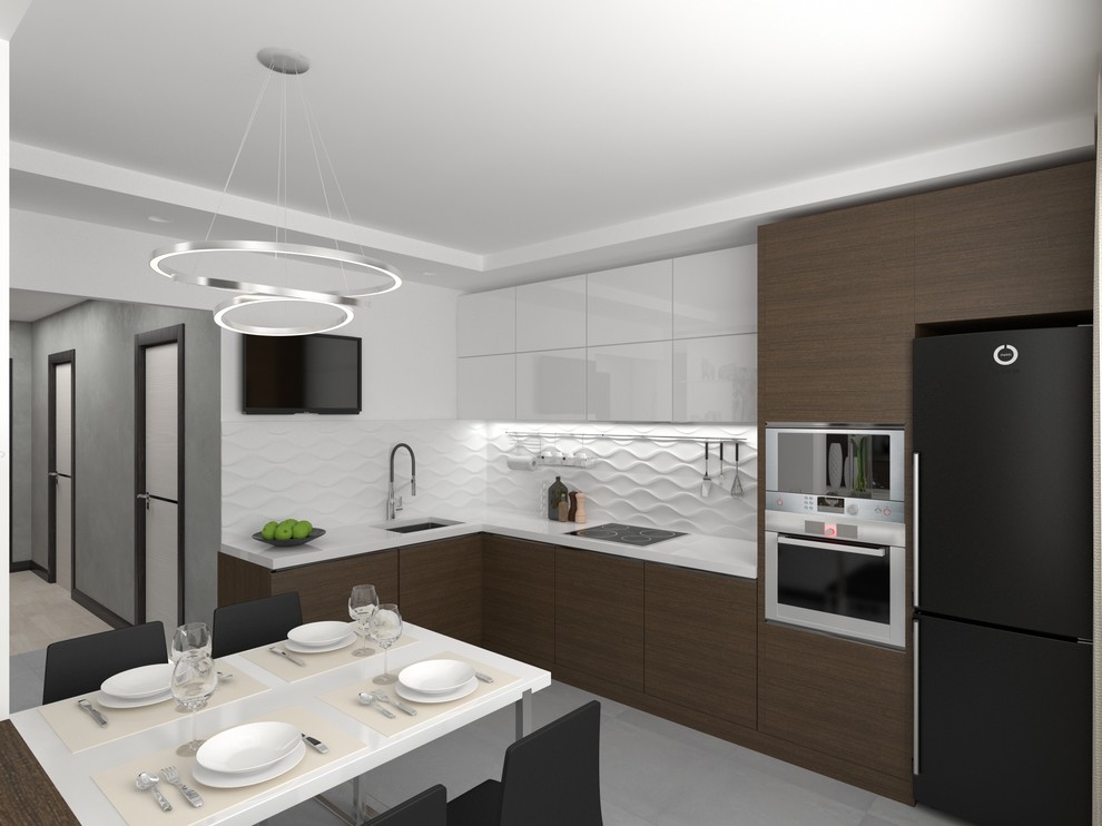 Интерьер квартиры в ЖК "7 небо"