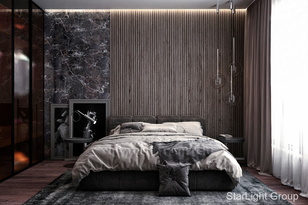 Обложка проекта: Стильный мужской интерьер