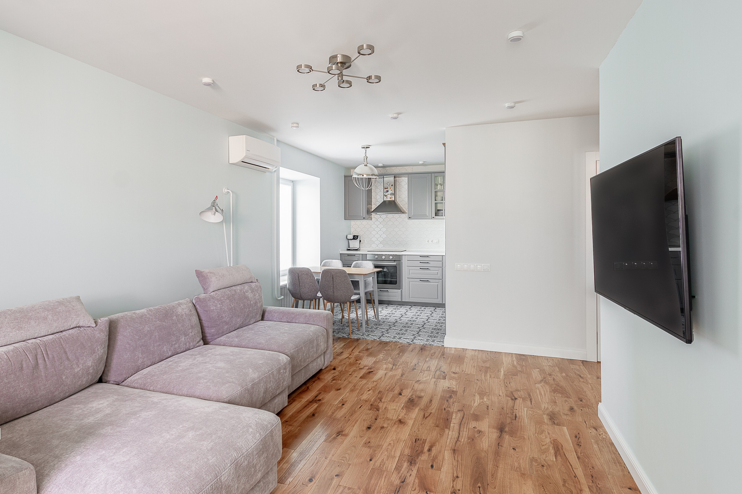 Квартира для молодой семьи в современном стиле