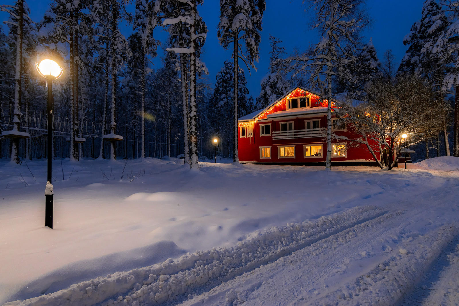 База отдыха "Радуга". Зимняя сказка