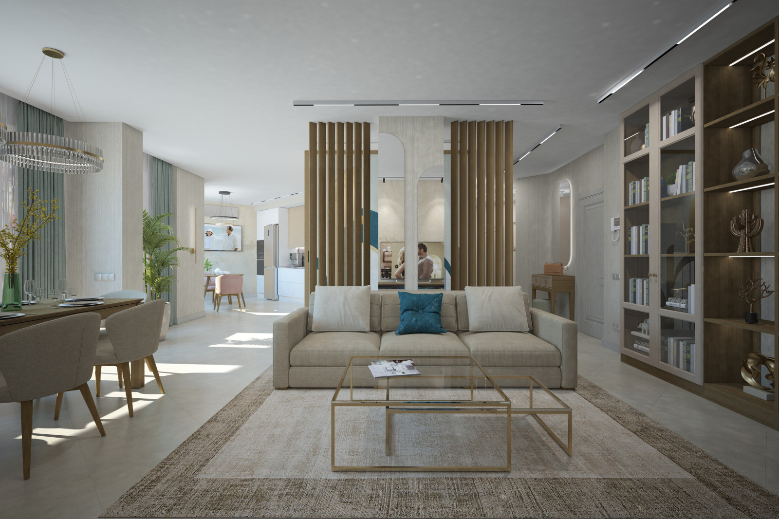 Квартира для молодоженов.Зал.