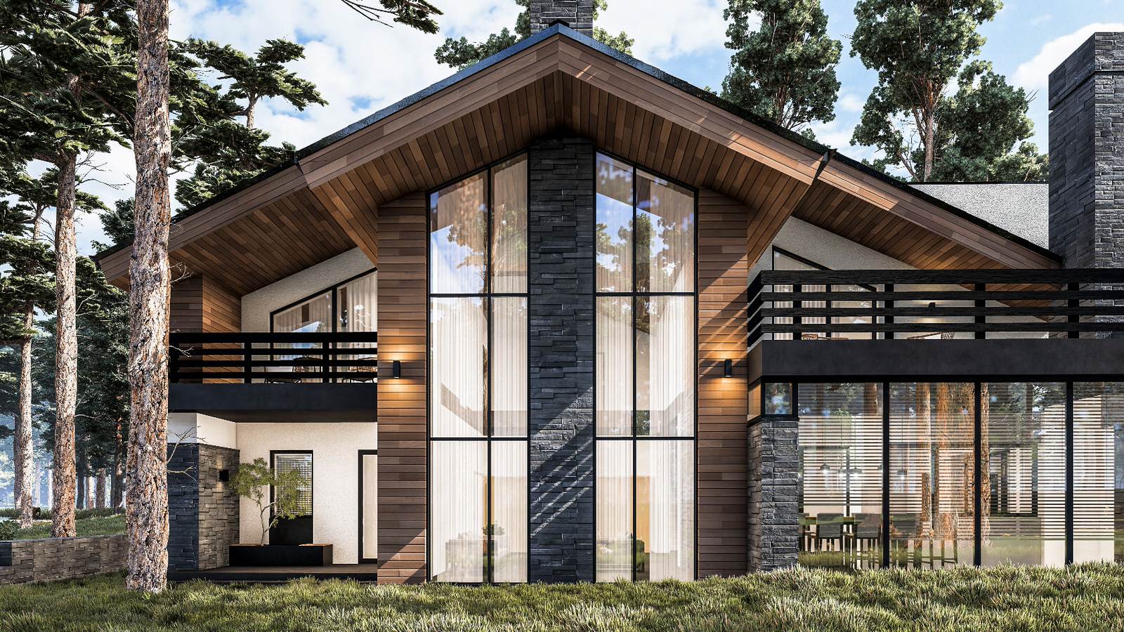 Обложка проекта: Частный дом | Заповедник | Екатеринбург | 7