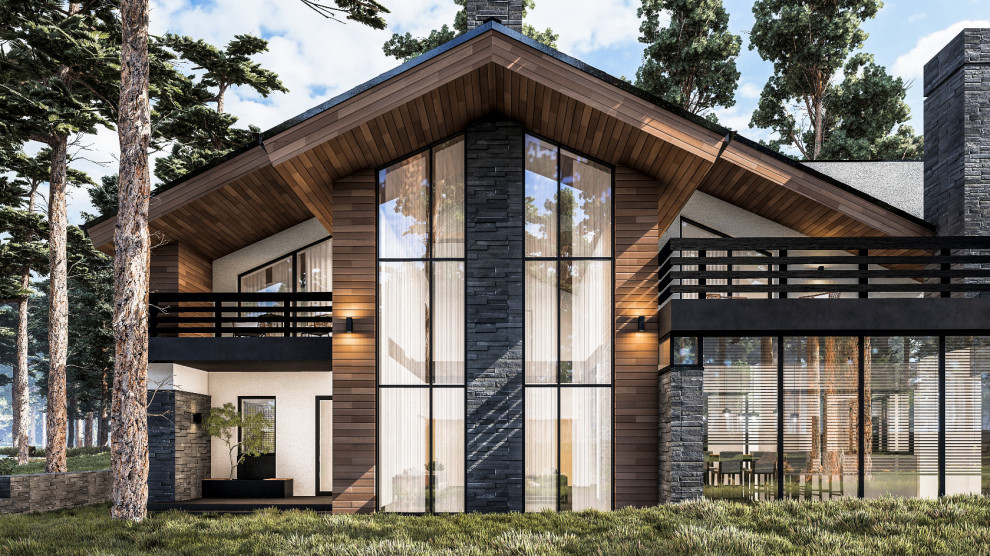 Обложка проекта: Частный дом | Заповедник | Екатеринбург | 7