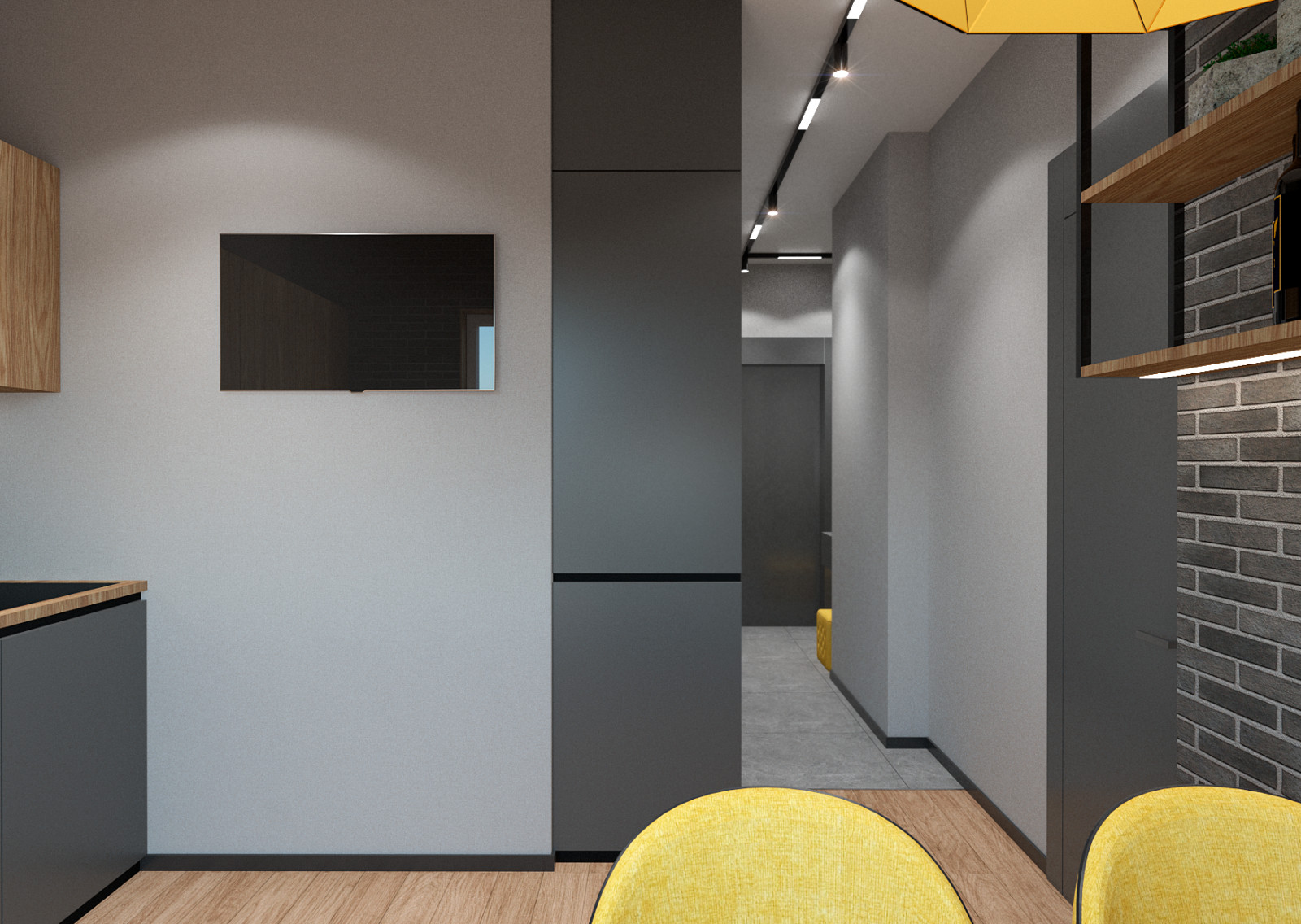 Жилая квартира в стиле Loft