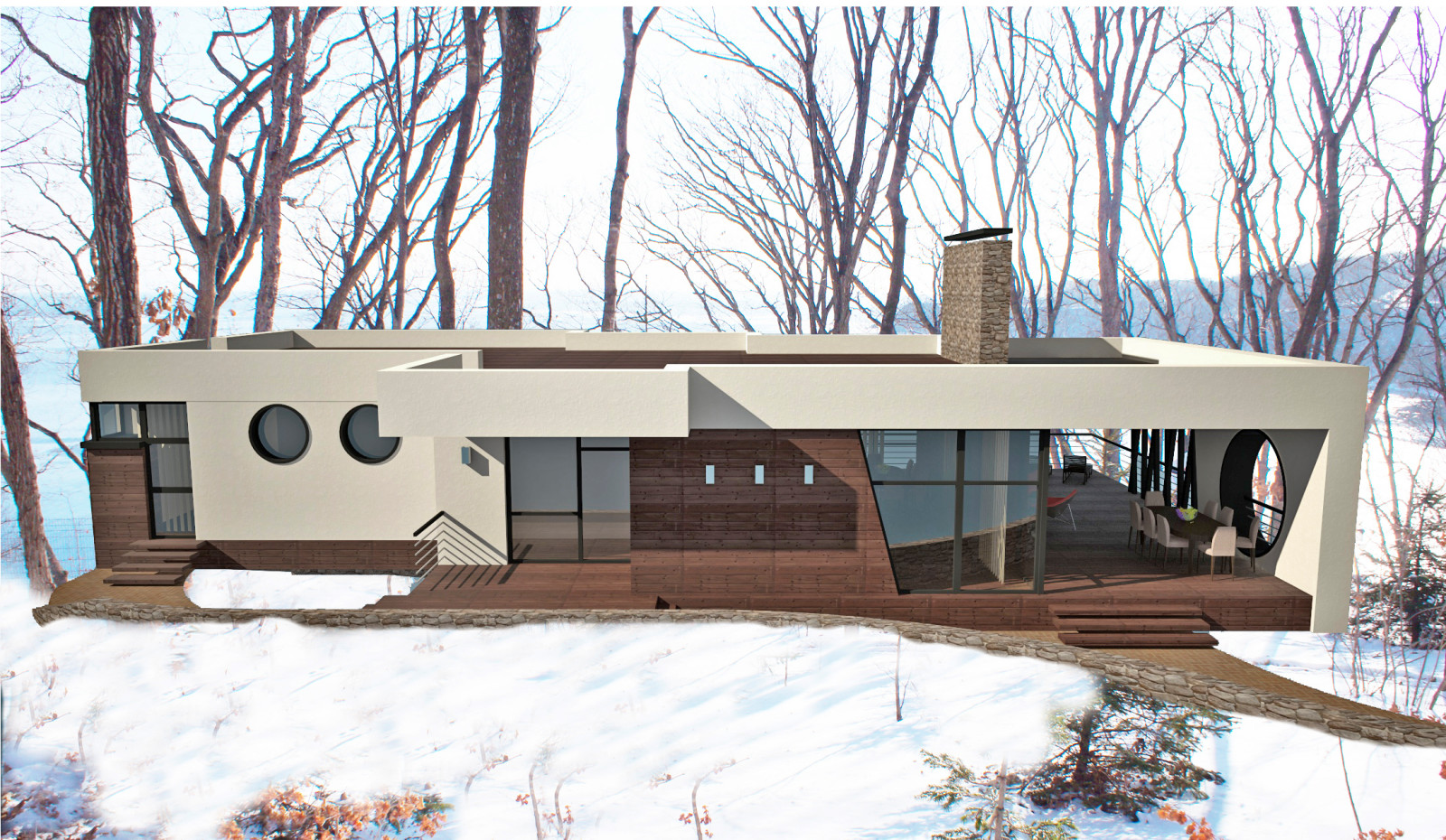 Дом для отдыха с видом на море