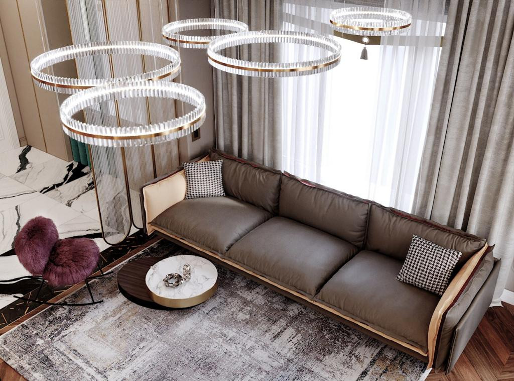 Частный интерьер таунхаус