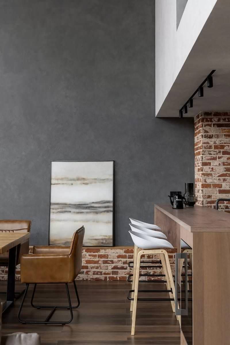 Реализованный дизайн-проект таунхауса в ЖК "На уровне"