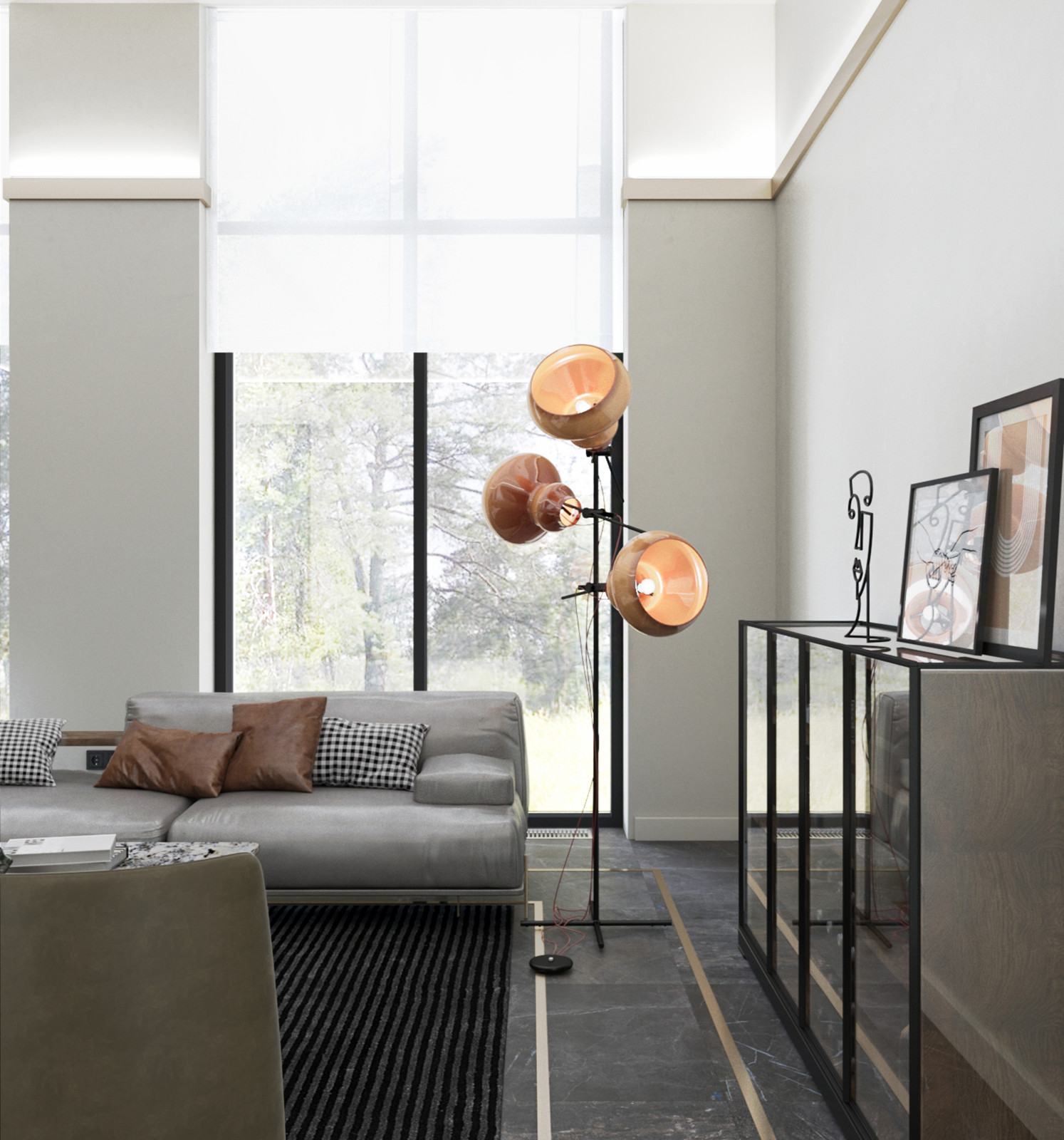 Интерьер загородного дома во Владимирской области