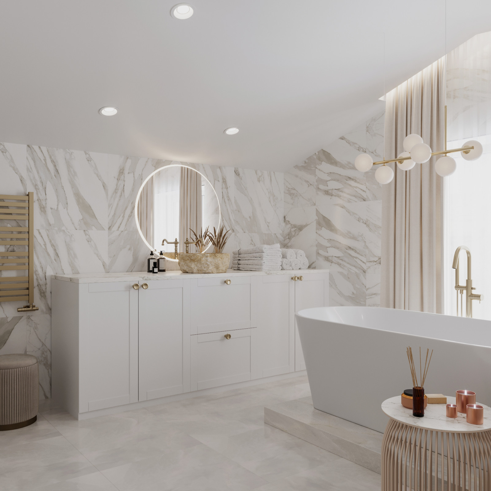 Ванная в частном доме г. Калуга