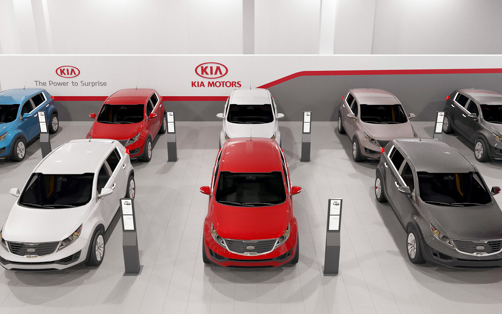 Шоу-рум автоцентра KIA motors
