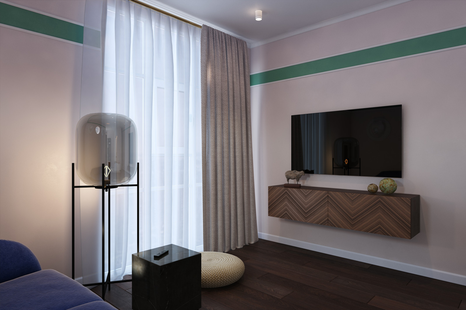 Маленькая квартира для пожилой женщины.