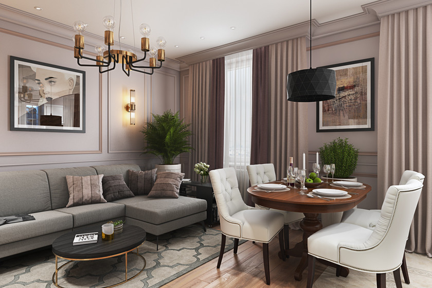 Гостиная неоклассика