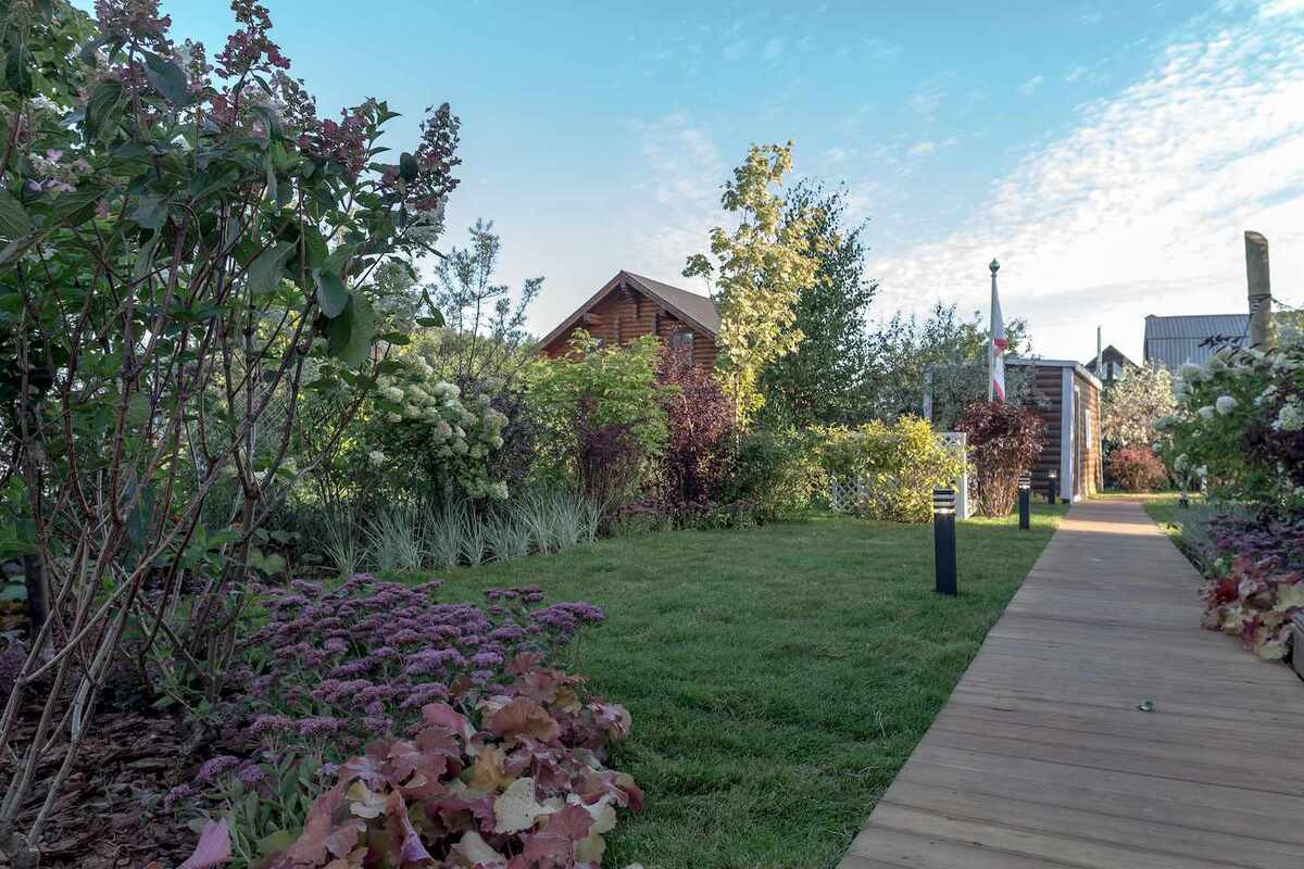 Сад с веревочным парком (Москва - Переделка.ТВ "Дачный ответ")