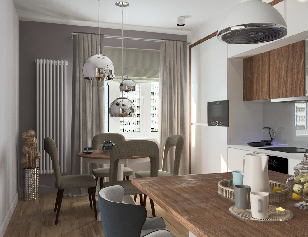 Трёхкомнатная квартира с элементами LOFT
