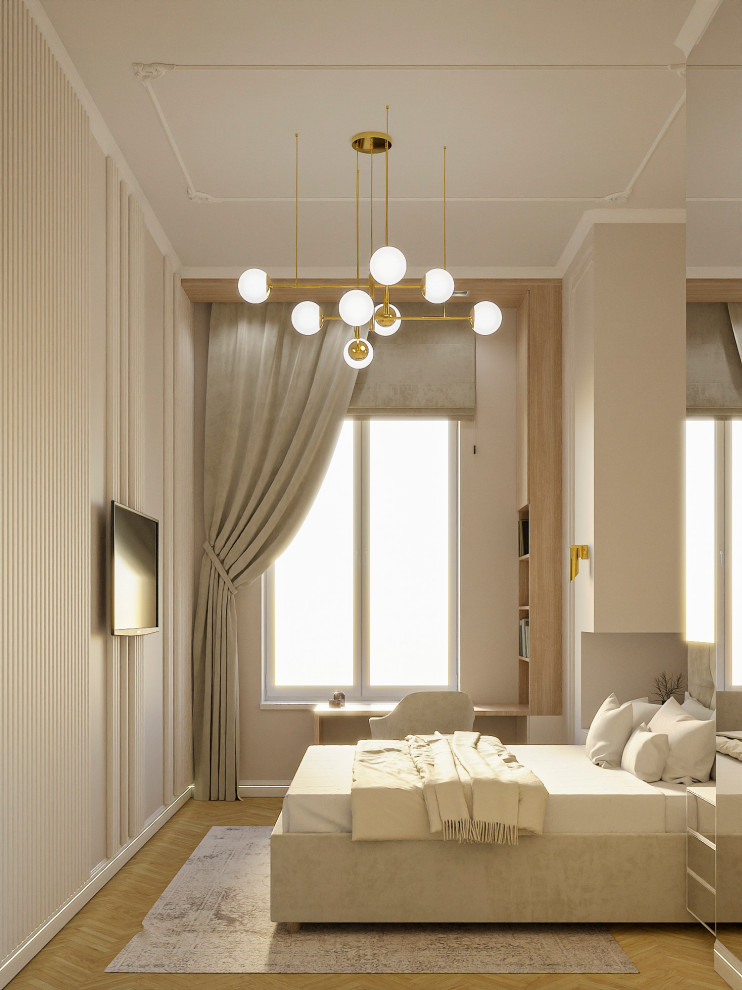 «Неоклассика в сердце Петербурга» Дизайн-проект двухкомнатной квартиры