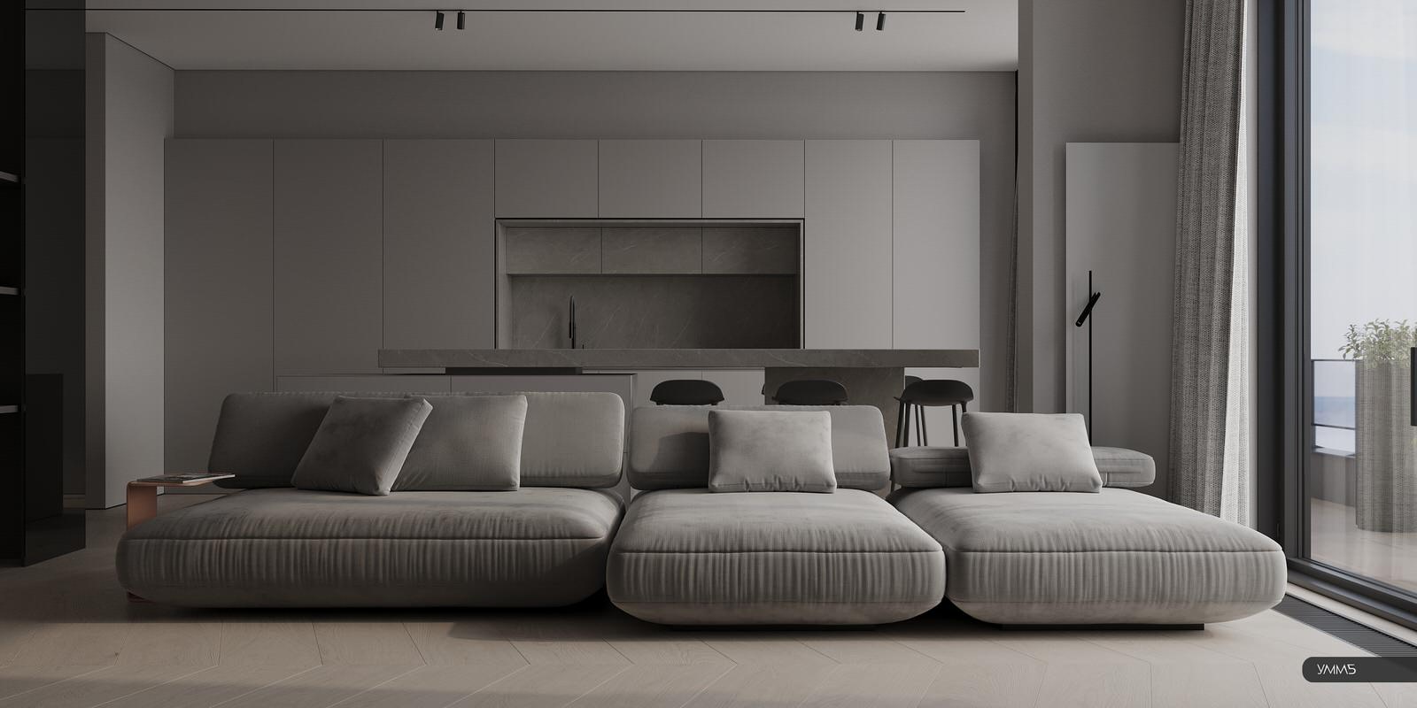 ATLANTIS A | Проект квартиры в Зеленоградске ЖК Атлантис 82 м2