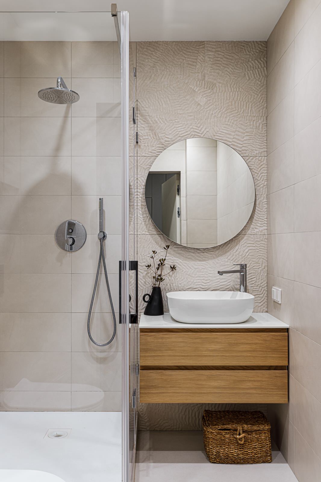 Трехкомнатная квартира в стиле джапанди