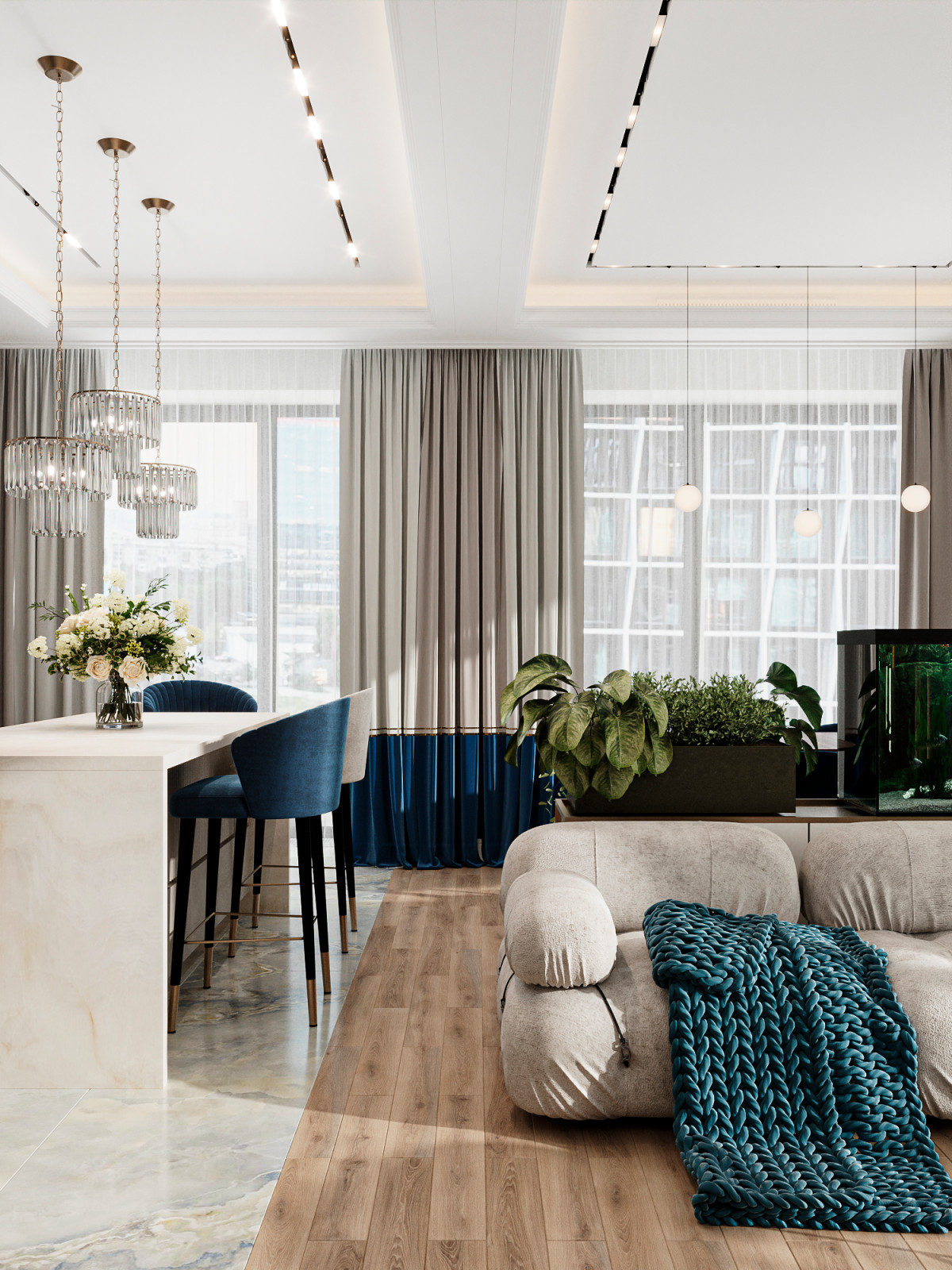 Обложка проекта: Квартира в ЖК "Прайм-Парк"