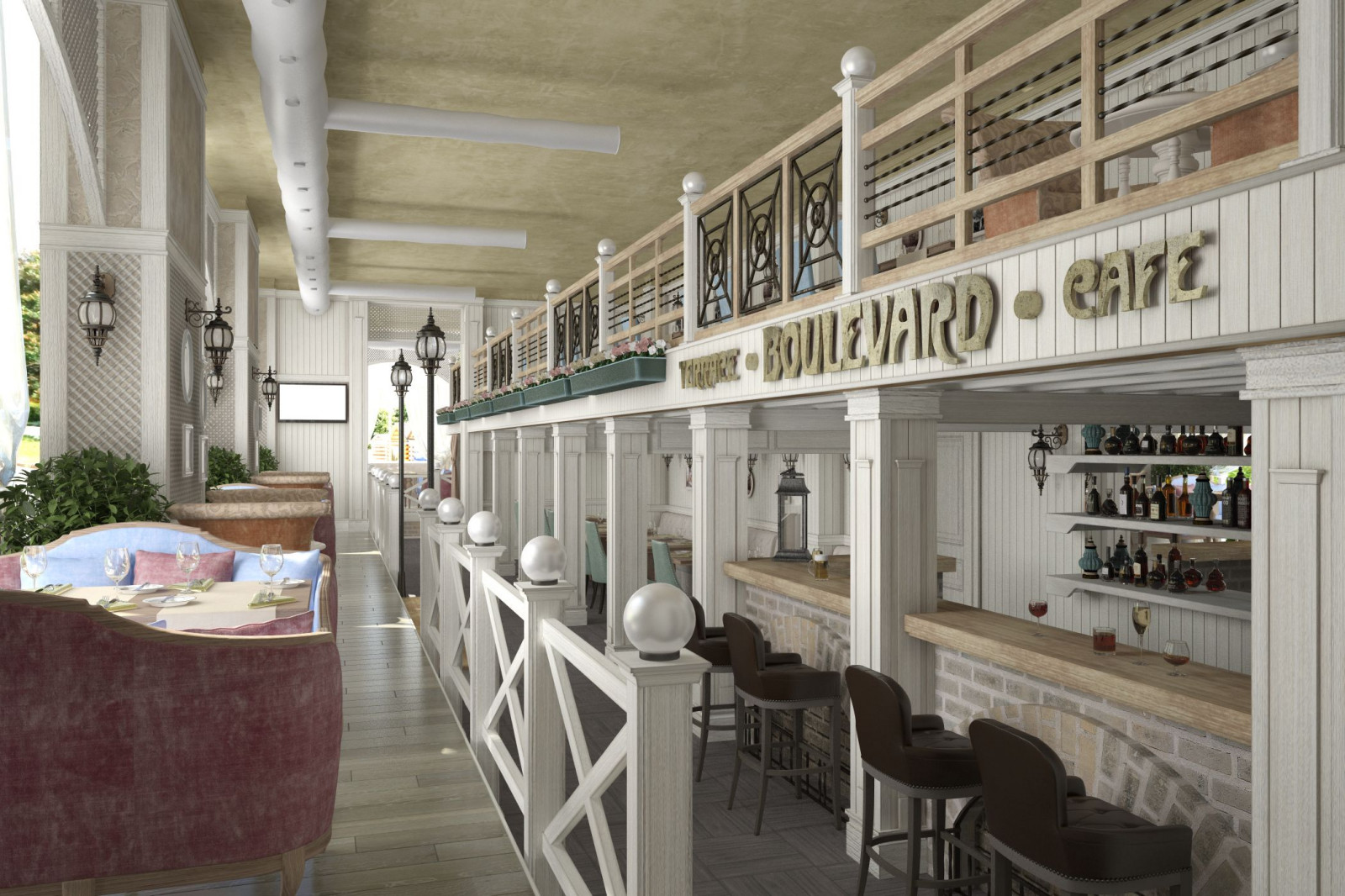 Кафе "Бульвар" (Театральное) / Чебоксары / 2013 г