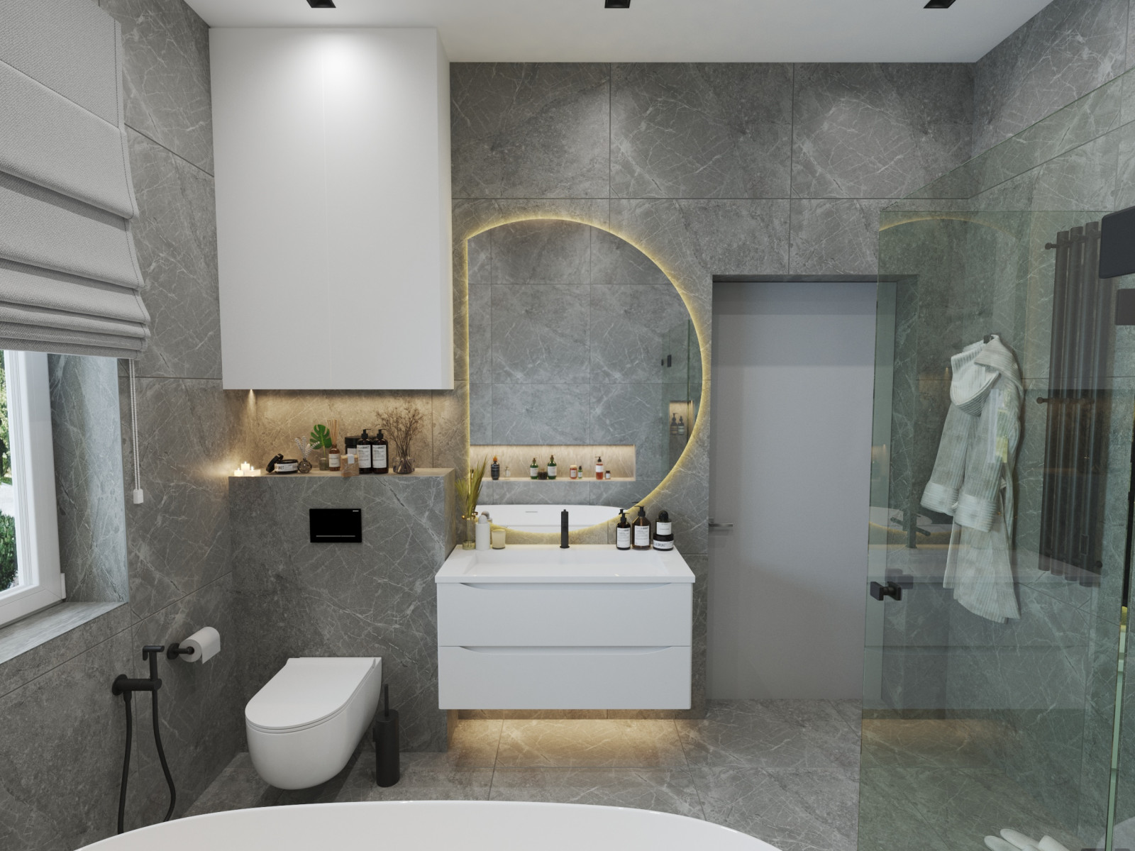 Дизайн проект ванной №4