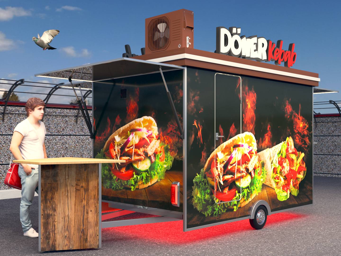 Doner Kebab внешний дизайн фудтрака