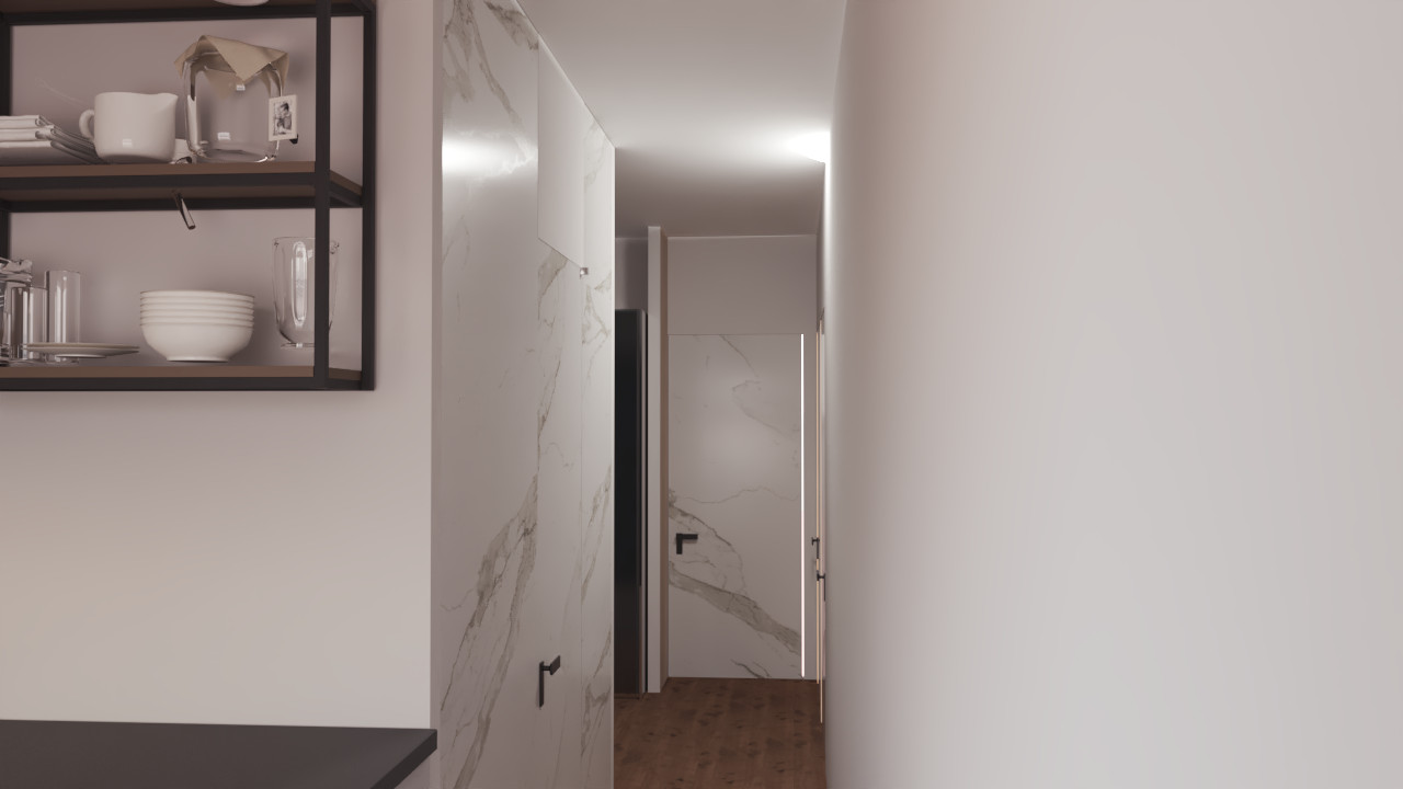 Проект современной небольшой квартиры