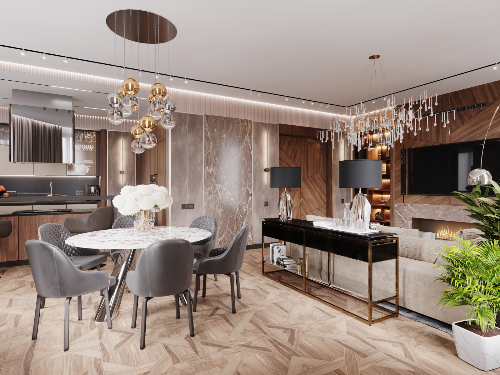 ЖК "Новый город" 140 м²