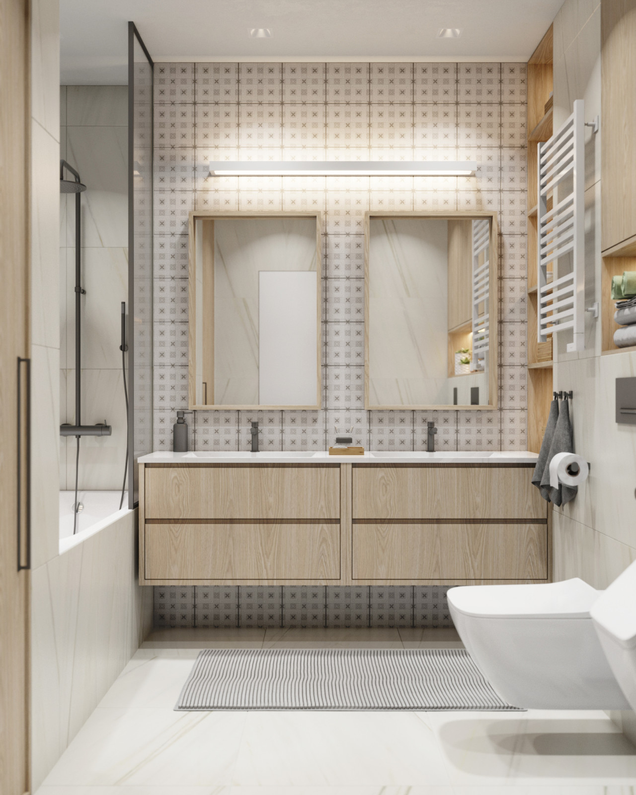 Санузел из 50 лучших интерьеров