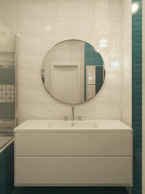 Дизайн интерьера ванной комнаты